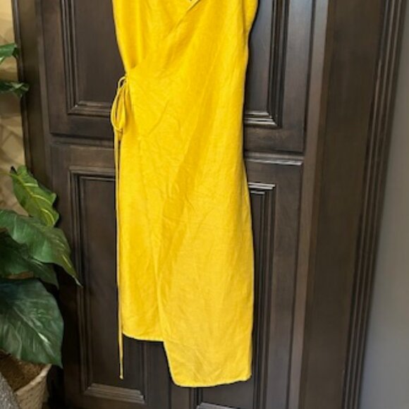 Reformation Mustard Midi Dress - Picture 3 of 9
